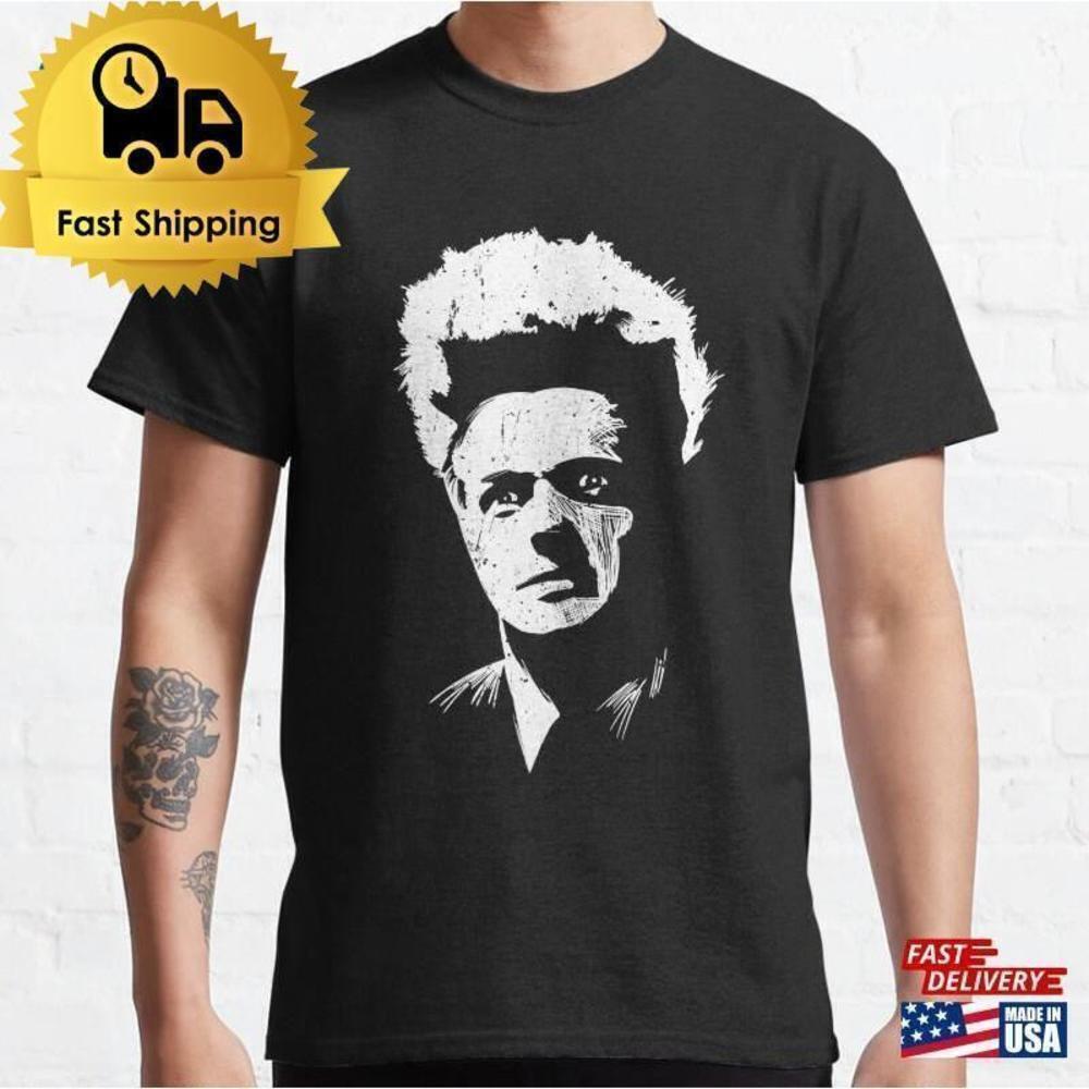 David Lynch Shirt, White Style Graphic Movie Director Fan Unisex Cotton Tee